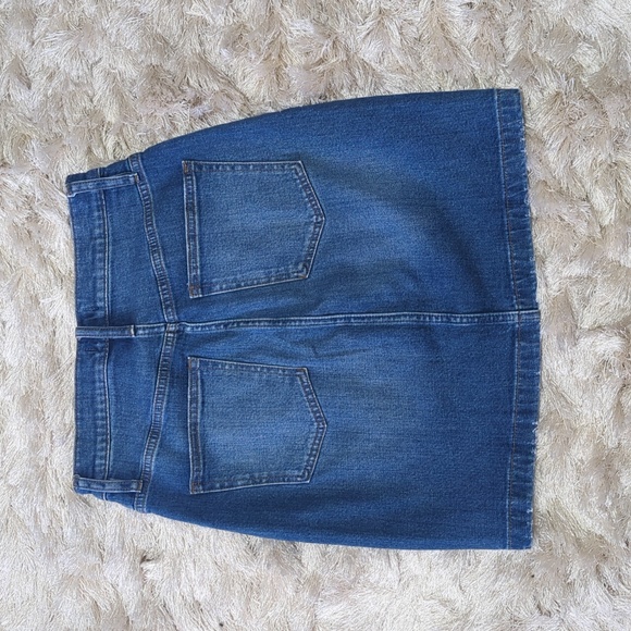J. Crew Jeans Button Front Denim Skirt 26P - Picture 4 of 7